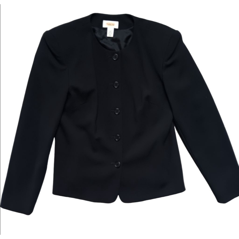 Women's Talbots Black Blazer Size 4